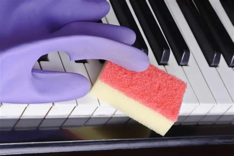 Magic eraser piano keys